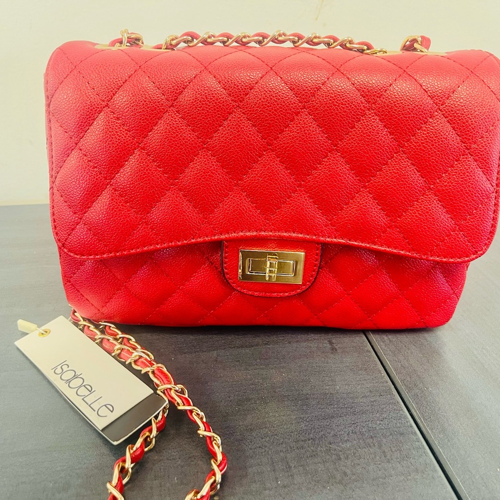 Red crossbody